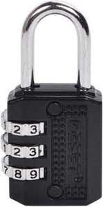 MINI Code Lock Suitcase Travel Luggage 3 Digit Combination Reset Padlock Backpac - Picture 1 of 12
