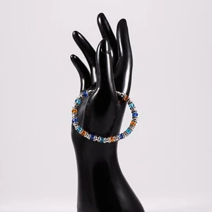 Stunning BIXYBEADS Glass Bracelet - Kingfisher - Picture 1 of 2