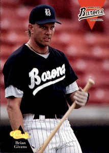 1994 Birmingham Barons Classic #10 Brian Givens Aurora Colorado CO Baseball Card