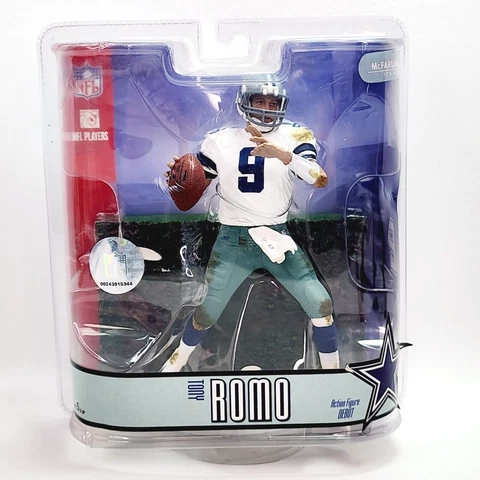 2007 McFarlane NFL #9 Tony Romo Cowboys Series 15 Sports Picks - New In Package Cover
