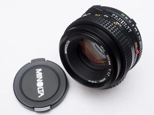 Mint Minolta MD 50mm f/1.7 prime lens  Mirorless Adaptable Sony A7, m4/3, etc. - Picture 1 of 5