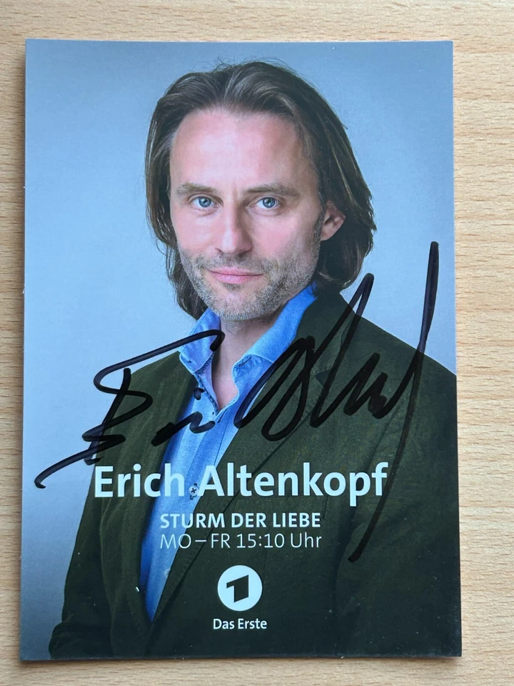 Erich Altenkopf Sturm der Liebe Autogrammkarte #7586 - Bild 1 von 1