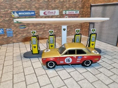 DRH MODELS 50's BP Petrol Pump Model Kit 1:43 Scale Models Cars Garage Diorama 3d Printed.