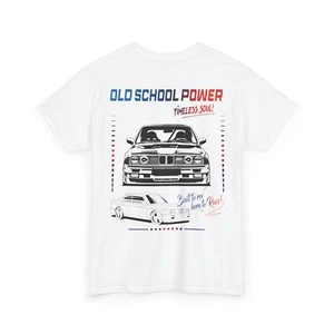 Camiseta Coche Retro M3 E30 - "Old School Power, Timeless Soul" | Classic Bimmer - Imagen 1 de 38