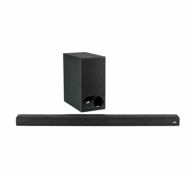 Polk Audio Signa S3 Universal TV Sound Bar and Wireless Subwoofer System with Chromecast Built-in