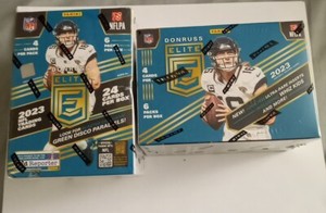 2023 PANINI DONRUSS ELITE FOOTBALL BLASTER BOX LOT OF 2 SEALED