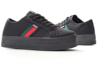 Mustang MTNG Mujer Zapatos Sobre Plataforma Cuña Zapatillas Foto 1 de 4