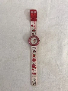⌚ Montre Flik Flak Fille Hello Kitty Fonctionne Pile Neuve - Imagen 1 de 4