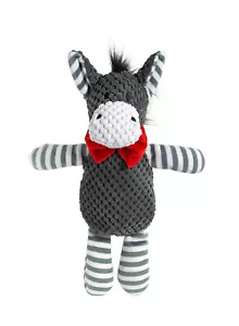 Good Boy Cuddle Freinds Donkey 11.5" Soft Squeaky Christmas Dog Toy By Armitage - Picture 1 of 2