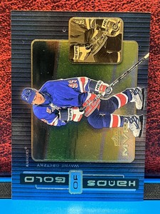 1999-00 Upper Deck MVP Hands of Gold H1 Wayne Gretzky New York Rangers