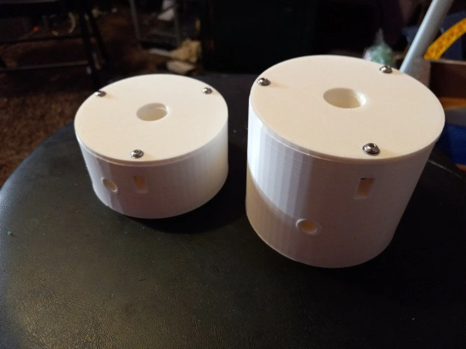 Custom Weight Counter 1.7" & 3"  tall 90MM DIAMETER combo 3D Printed - Image 1 of 4