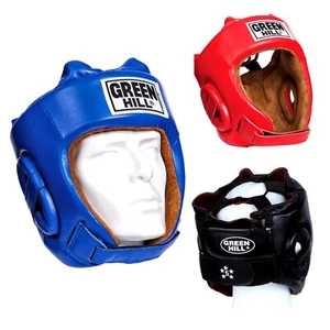 Boxing Head Guard Leather Five Star Training Sparring MMA Muay Thai Kick Boxing - Picture 1 of 19