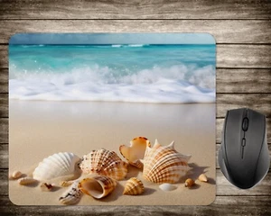 Beach Landscape - Non Slip Neoprene Computer Mouse Pad-#2 - Picture 1 of 4
