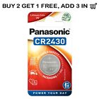 Panasonic CR2430 3V Lithium Coin Cell Button Battery DL2430  Buy 2 Get 1 Free