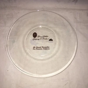 Plato Tiara Indiana Glass 8ª Convención Anual 1978 - Imagen 1 de 3