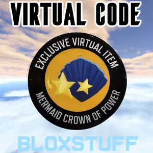 Mermaid Crown of Power ROBLOX - Virtual Toy Code Sent in Inbox - Picture 1 of 1