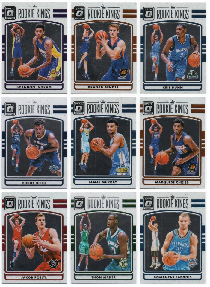 2016-17 Donruss Optic Rookie Kings RC - Pick Any - Image 1 of 1