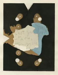 Robert Motherwell pochoir "Hein, Ma Vie?" - Picture 1 of 1