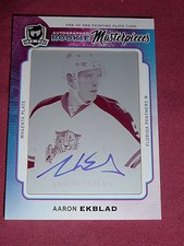 2014-15 The Cup Aaron Ekblad Rookie Masterpiece 1/1 AUTO Magenta Printing Plate