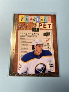 2023-24 upper deck series 1 Teachers Pet Gold Tage Thompson # TP-29