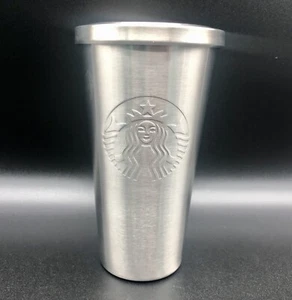 2014 Starbucks 16 Oz. Stainless Steel Travel Tumbler Embossed Siren Mermaid - Picture 1 of 8