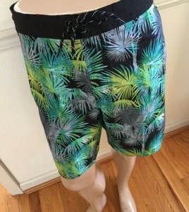 NWT George Men's Swim Trunks E Board Shorts Elastic 9" Inseam Pockets Pattern - Picture 1 of 38