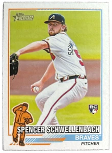 SPENCER SCHWELLENBACH (RC) rookie - 2025 Topps Heritage Redifined #76R-20 - ATL - Picture 1 of 2