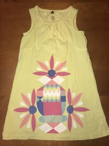 Mädchen TEE SAMMLUNG Ärmel Kleid gelb mit mehrfarbigem Blumenmuster Gr. 5 - Bild 1 von 11