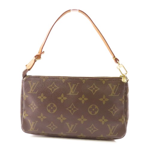 LOUIS VUITTON（LV） Pochette Louis Vuitton LV GHW accessori pochette borsa a mano M51980 monogramma marrone