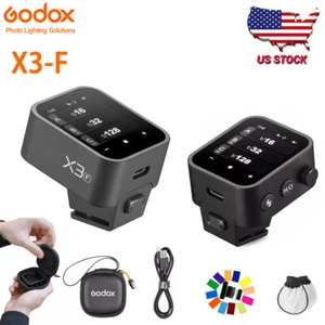 US Godox X3-F X3F X3 2.4G Inalámbrico TTL HSS Flash Disparador Transmisor Para Fuji - Imagen 1 de 14