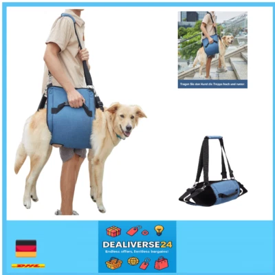 Coodeo Hundetragegurt Notfallrucksack XL Blau