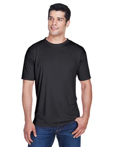 UltraClub Mens Cool & Dry Sport Wholesale Performance Interlock T-Shirt 8420 - Picture 1 of 30