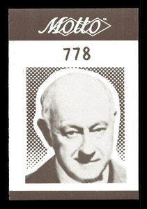 #B617 CECIL B. DE MILLE Celebrity Oddball Card FREE SHIPPING