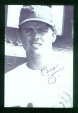 #0215, 4" x 6" Photo Card, Signed-Autographed, Bart Johnson, Chicago White Sox