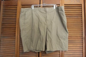 Columbia Herrenshorts 50 x 9,5 militärgrün Logo Knopf flache Fronttaschen - Bild 1 von 12