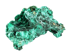 Green Natural Fibrous Velvet Malachite Crystal Cluster 5.1oz / 144g DR Congo - Picture 1 of 5