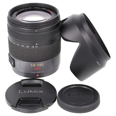 Panasonic Lumix G Vario 14-140mm f4-5.8 Asph. Mega O.I.S. HD / Micro Four Thirds - Image 1 of 4