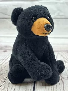 Wild Republic Mini Black Bear Plush Realistic Stuffed Animal Toy NO SOUND - Picture 1 of 14