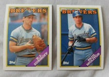 1988 Topps Milwaukee Brewers Baseball Card Pick one
