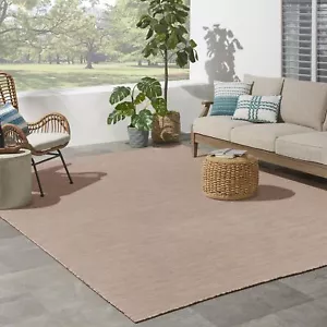 Nourison Positano Indoor/Outdoor Jute 8' x 10' Area Rug Easy Cleaning Non - Picture 1 of 9
