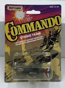 VINTAGE MATCHBOX COMMANDO STRIKE TEAM FIGHTER JET AC152 CF-100 BS5665 VHTF RARE - Foto 1 di 7