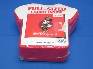 Maglietta Walt Disney World Full Size Vintage Minnie Mouse Rossa Compressa Adulto L - Foto 1 di 10
