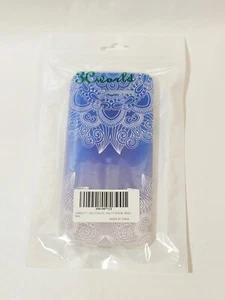 New Galaxy S7 Silicon Case Floral Blue Ombre - Picture 1 of 1