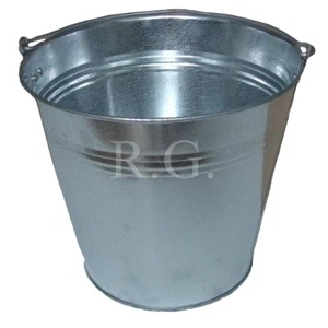 Eimer Metalleimer verzinkt Zinkeimer aus Metall Blecheimer Wassereimer  12 L - Bild 1 von 1