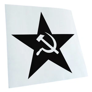 Autoaufkleber Hammer und Sichel Stern Selbstklebend Fahrrad LKW - Bild 1 von 182