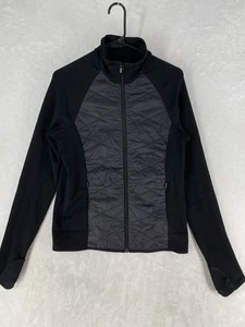 Athleta Jacke Damen Large schwarz grau Flurry Force isoliert Primaloft gesteppt - Bild 1 von 12