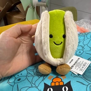 14CM JellyCat Pistachio FOOD Plush Doll Stuffed Animal - Picture 1 of 13
