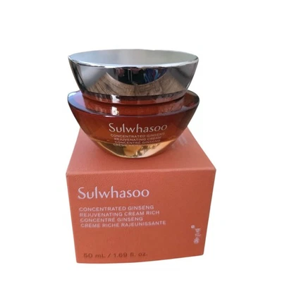 雪花秀浓缩人参再生霜 50 毫升/1.69 液量 oz 全新 TL — 第 1/2 张图片