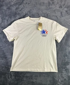 Team USA 1984 Olympics Graphic Tee Size M NWT Heritage Cream Los Angeles - Picture 1 of 9