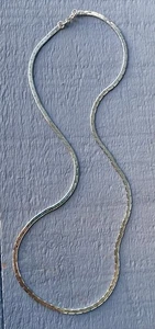 Vintage Sterling Silber Kette Halskette 18" 8,31 g Federring - Bild 1 von 8